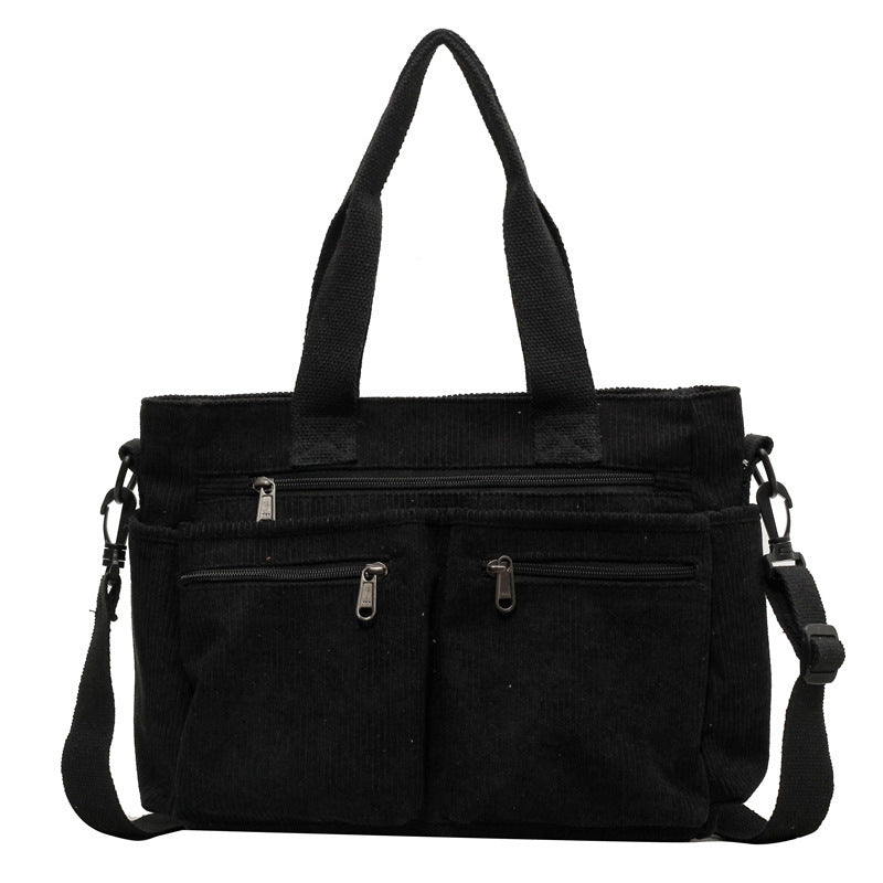 Multi-Pocket Shoulder Bag