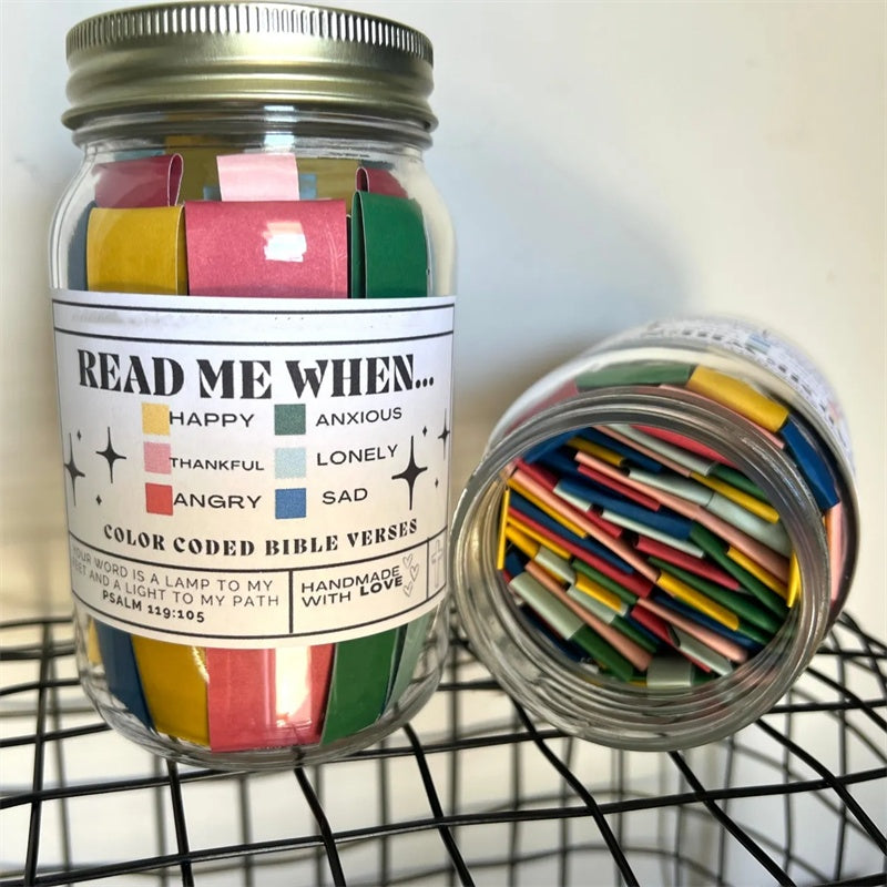 Handmade Bible Verses Jar