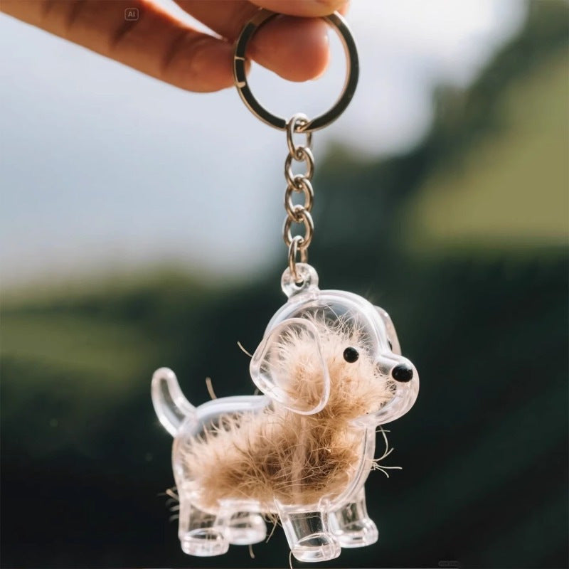 Pet Hair Keychain