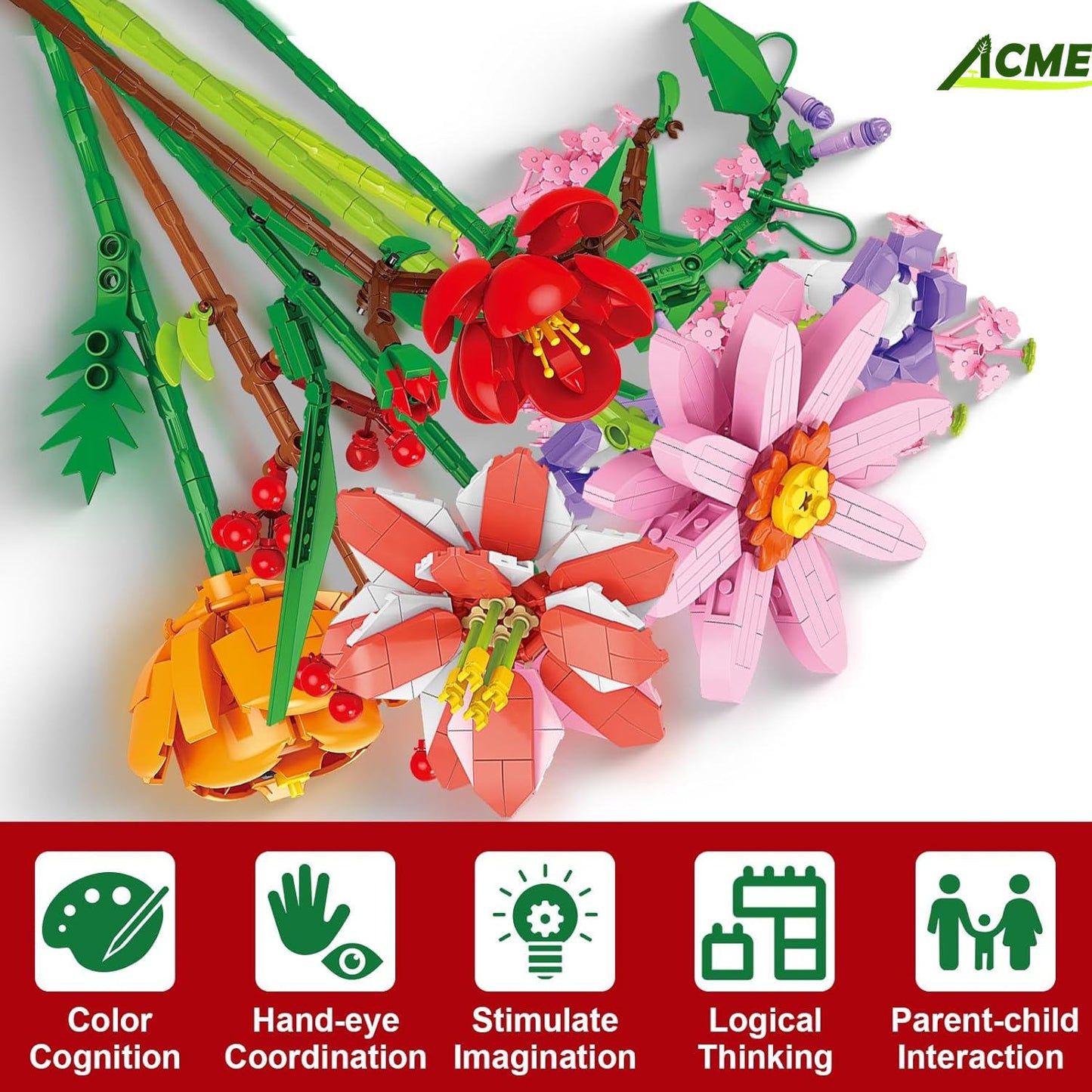 Lego Flower Bouquets