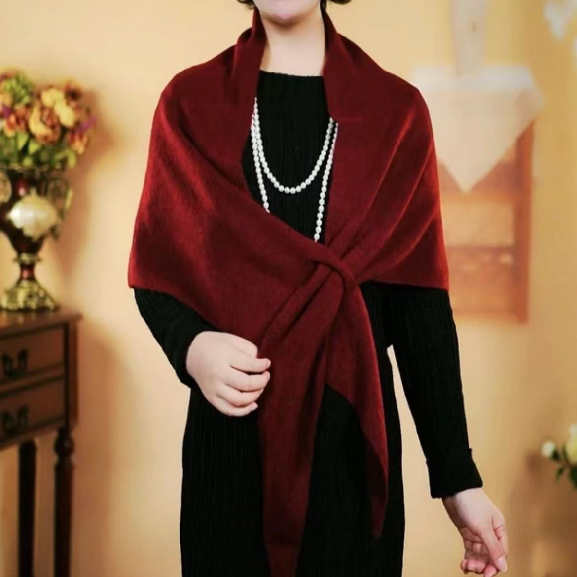 Women Solid Color Scalf