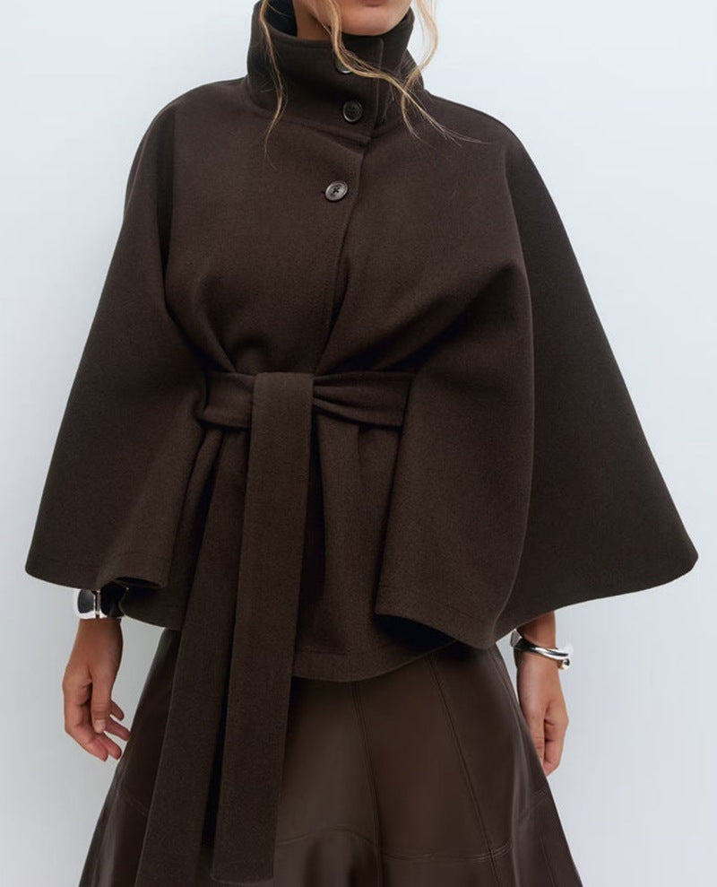 Solenne Cape Coat