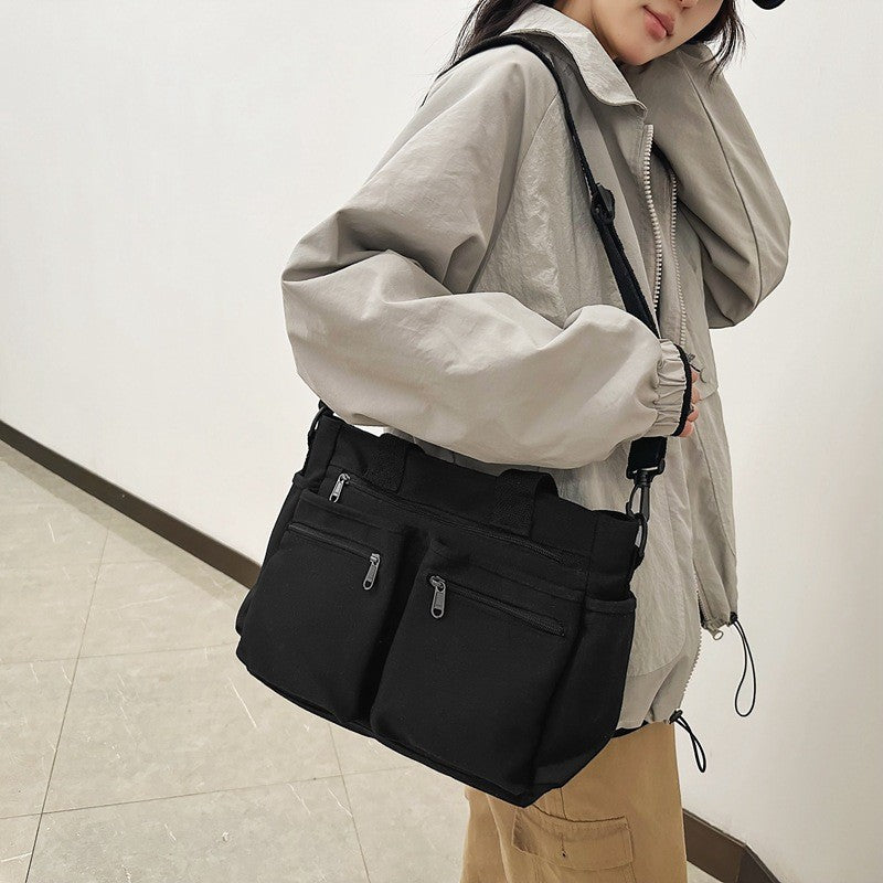 Multi-Pocket Shoulder Bag
