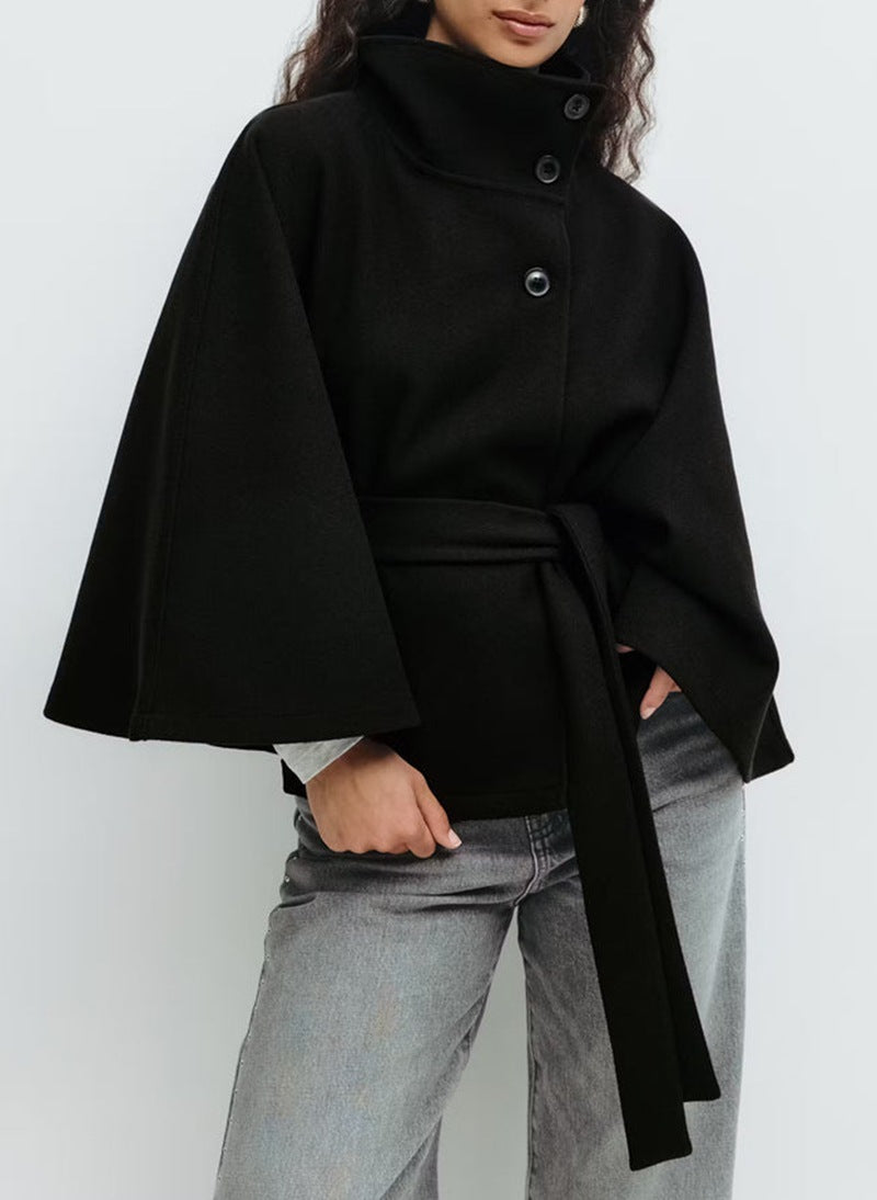 Solenne Cape Coat