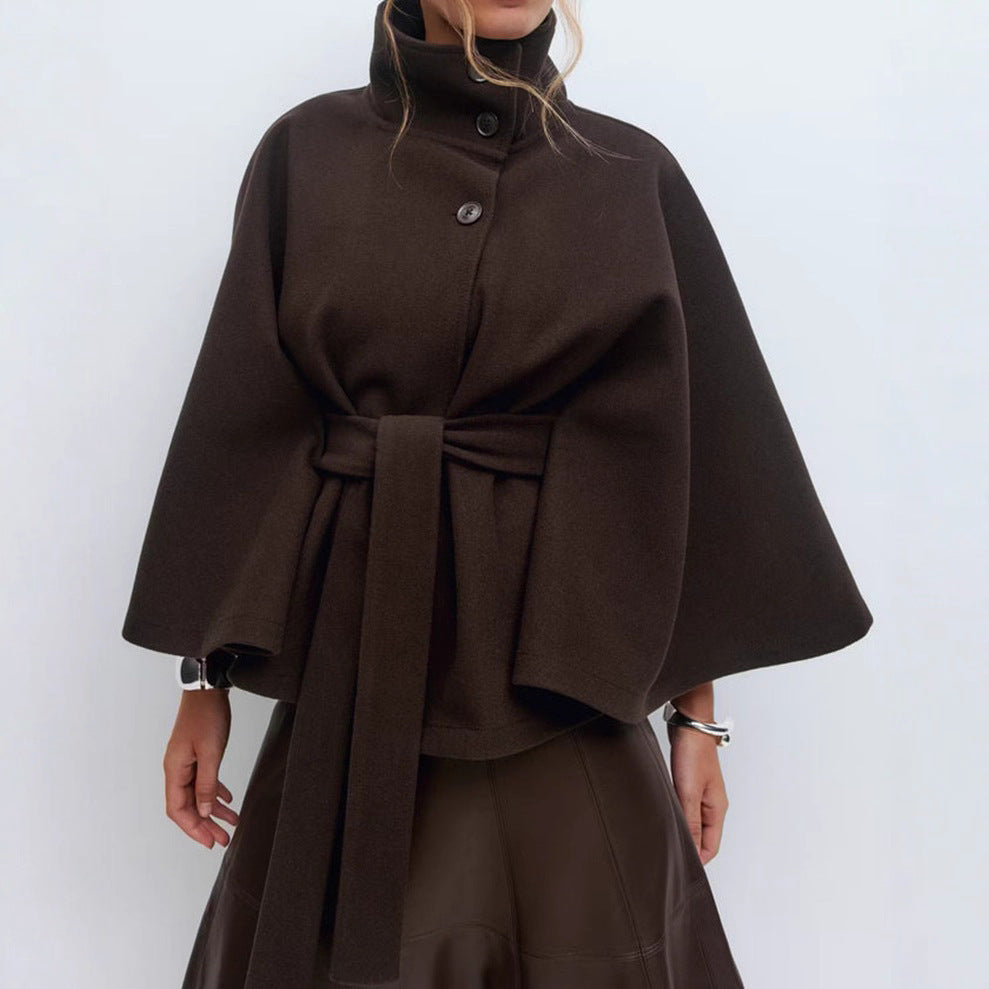Solenne Cape Coat