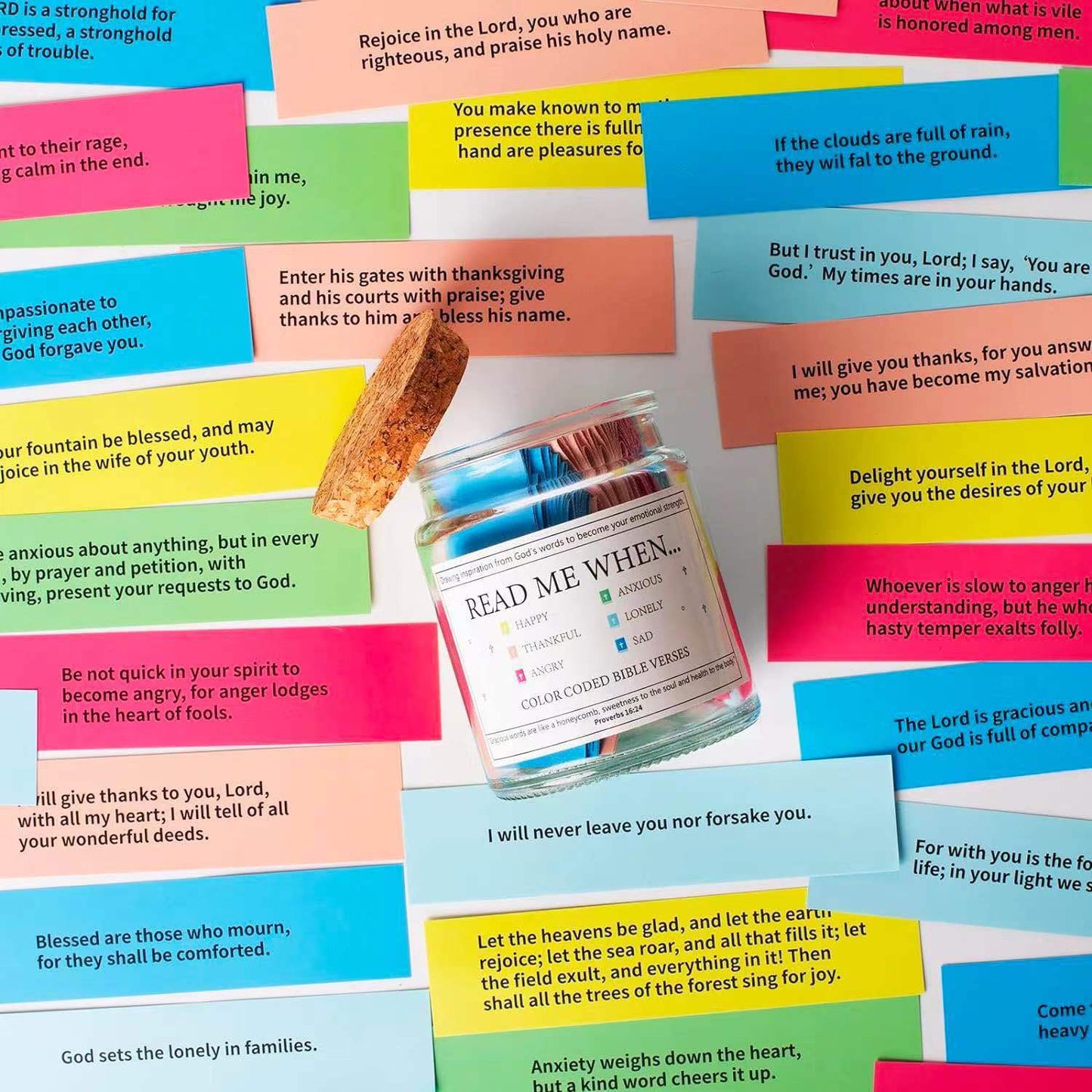 Handmade Bible Verses Jar