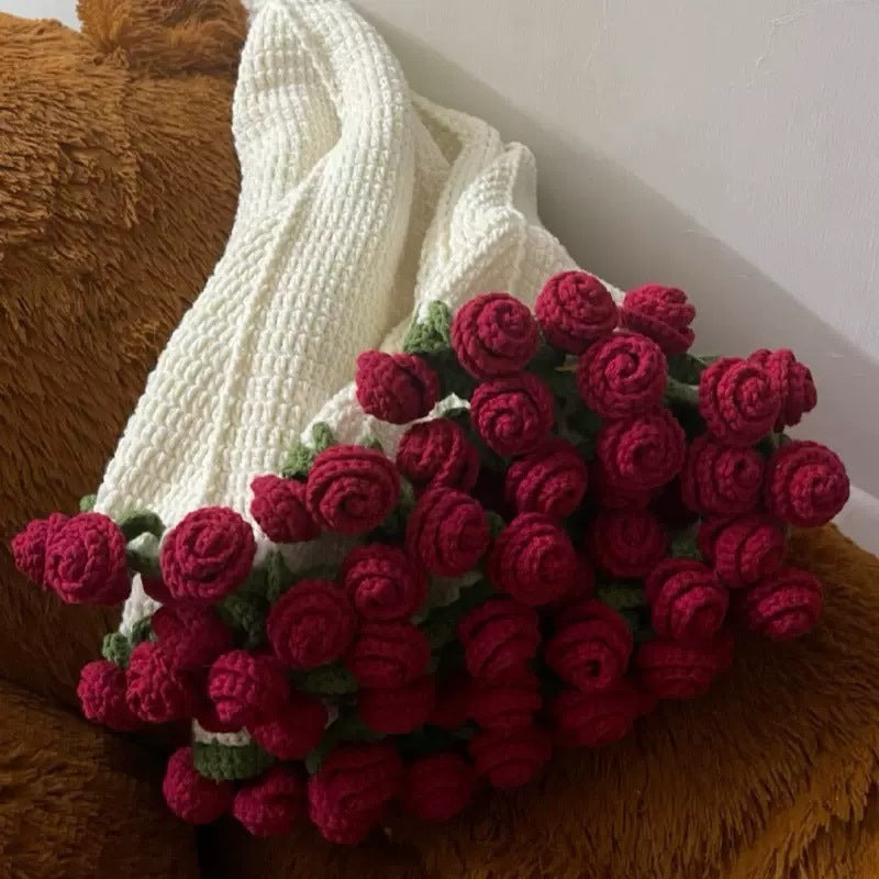 Crocheted Flower Blanket