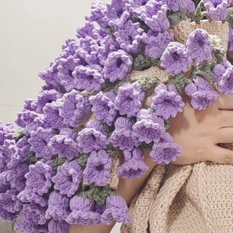 Crocheted Flower Blanket