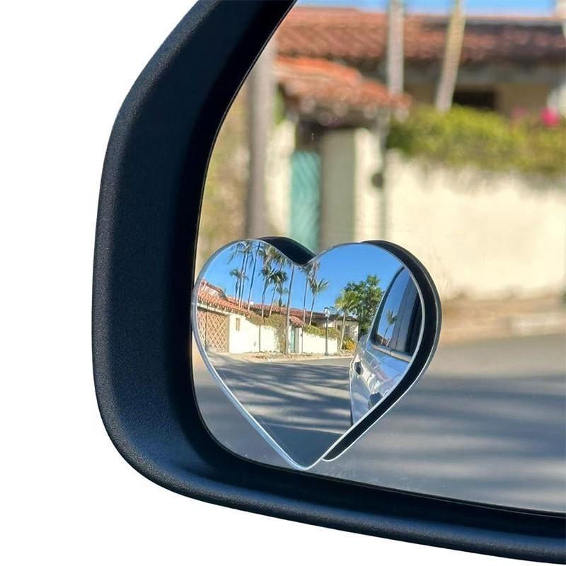 Heart-shaped Small Round Mirror