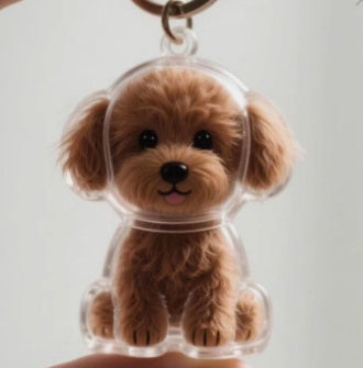 Pet Hair Keychain