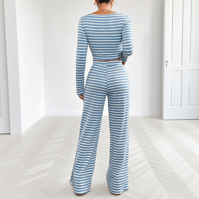 Cozy Stripes Lounge Set