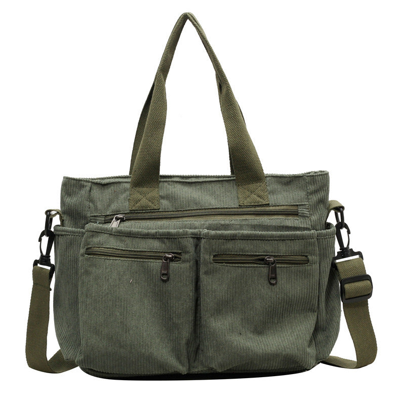 Multi-Pocket Shoulder Bag