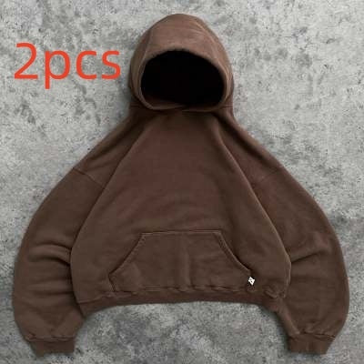 Cross Border Vintage Leopard Print Printed Hoodie Couple Zipper Pullover Sweater