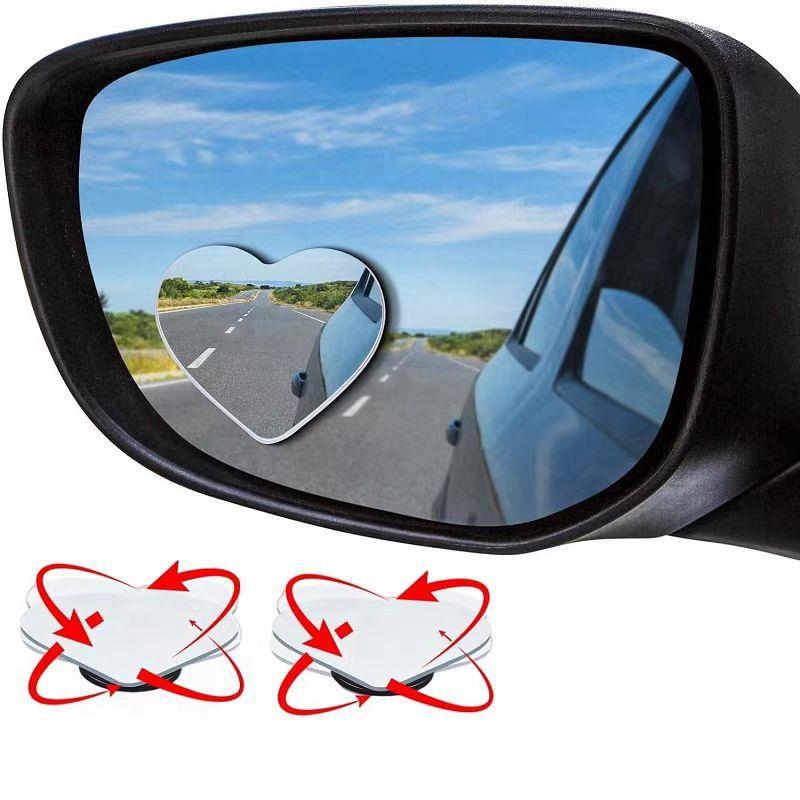 Heart-shaped Small Round Mirror