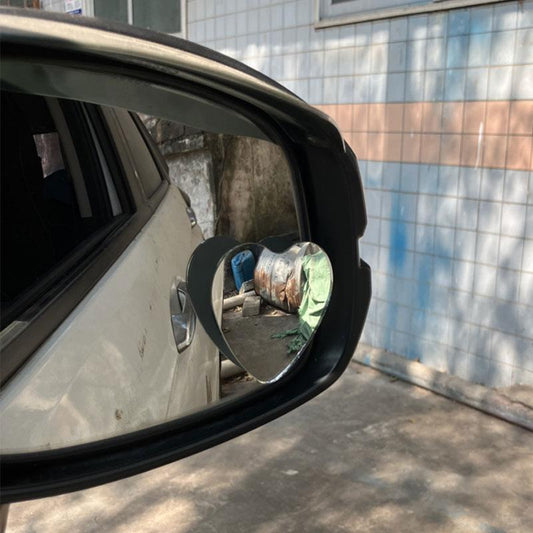 Heart-shaped Small Round Mirror