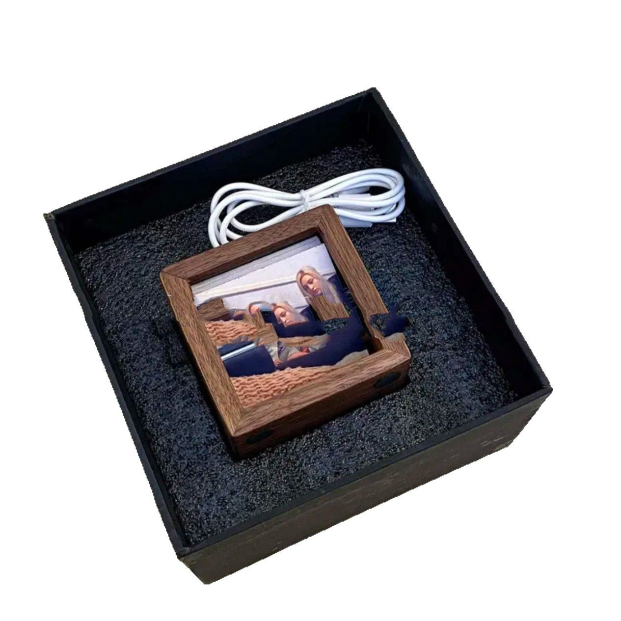 Customized Flip Book Photo Machine Square Ornament