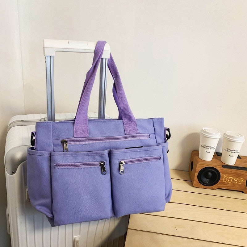 Multi-Pocket Shoulder Bag