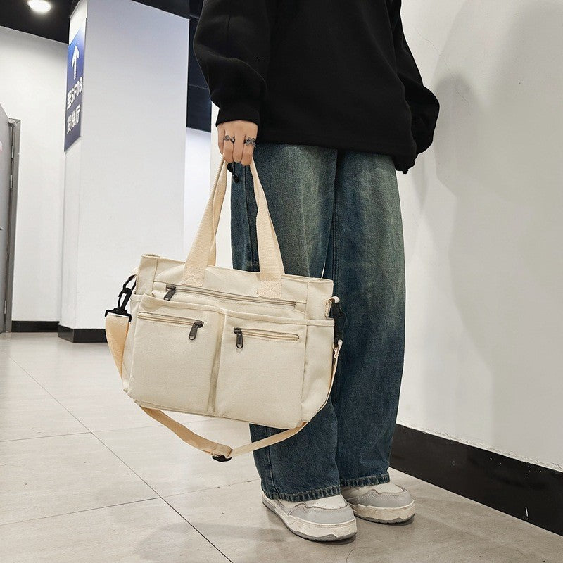 Multi-Pocket Shoulder Bag
